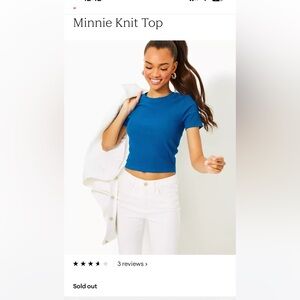 NWT  M Lilly Pulitzer Minnie Knit Top